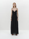 silk longerline slip dress