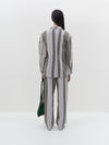 stripe man style blazer