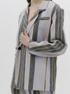 stripe man style blazer