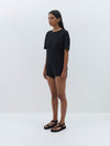 regular fit jersey short sleeve bodysuit