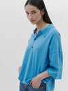 slouch fit polo short sleeve t.shirt
