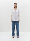 slouch v neck short sleeve t.shirt