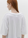 slouch v neck short sleeve t.shirt