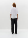 shoulder cut out boxy t.shirt