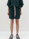 pique knit short