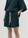 pique knit short