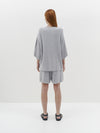 pique knit t.shirt