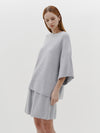 pique knit t.shirt
