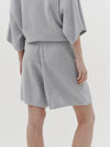 pique knit short