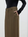 viscose twill skirt