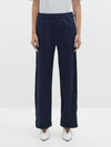 twill stripe detail pant