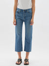 cut off straight leg jean