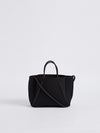 bassike state of escape petite guise tote bag in blackout