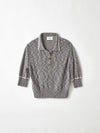 cotton slub knitted t.shirt
