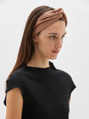 knotted leather headband
