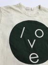 mini love print t.shirt