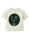mini love print t.shirt