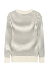 stripe cotton merino knit