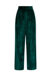 wide cord pleated pant