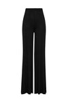 wide leg crinkle jersey pant