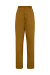 gabardine straight leg pant