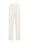 pleated cotton pull on pant