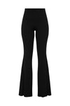 viscose rib flared tights