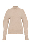 engineered turtleneck knit