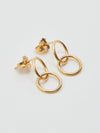 pigna double mini hoops