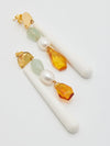 pigna agate drop earrings