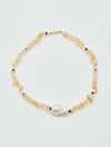 pigna citrine and pearl necklace