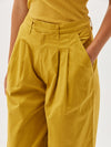 pleat front tailored pant