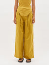 pleat front tailored pant
