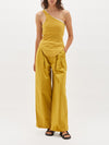 pleat front tailored pant
