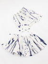 mini splatter print skirt