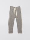 bassike slub fleece regular trackpant in grey marl