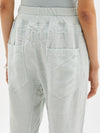 utility linen rib cuff pant