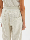 utility linen rib cuff pant
