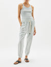 utility linen rib cuff pant