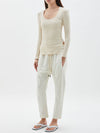 fleece relaxed pant