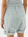 slubbed cotton utility short