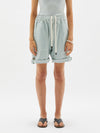 slubbed cotton utility short