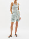 slubbed cotton utility short