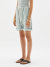 slubbed cotton utility short