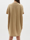 batwing contrast tank dress