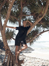 linen beach playsuit