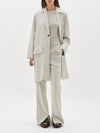 viscose twill travel trench