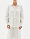 classic linen oversized shirt