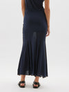 longerline jersey skirt