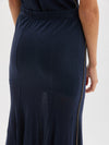 longerline jersey skirt